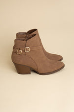NADINE ANKLE BUCKLE BOOTS