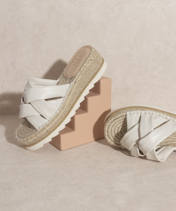REBEL-STAPPY PLATFORM SANDALS