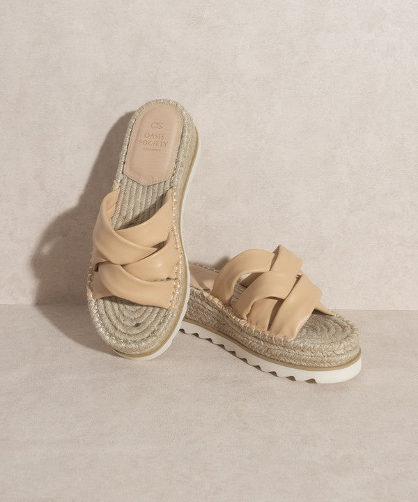 REBEL-STAPPY PLATFORM SANDALS