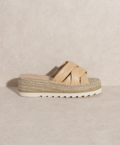 REBEL-STAPPY PLATFORM SANDALS
