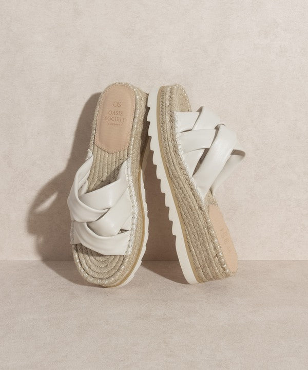 REBEL-STAPPY PLATFORM SANDALS