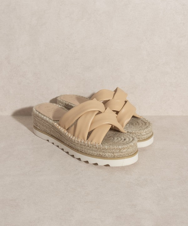 REBEL-STAPPY PLATFORM SANDALS