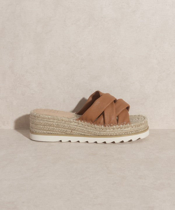 REBEL-STAPPY PLATFORM SANDALS