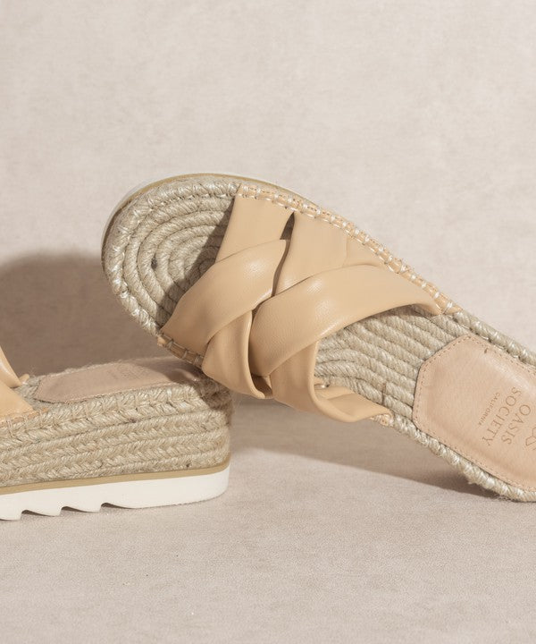 REBEL-STAPPY PLATFORM SANDALS