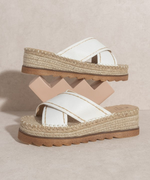 LUCIA-STRAPPY PLATFORM SANDALS