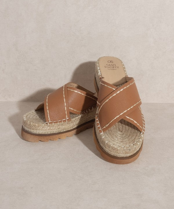 LUCIA-STRAPPY PLATFORM SANDALS