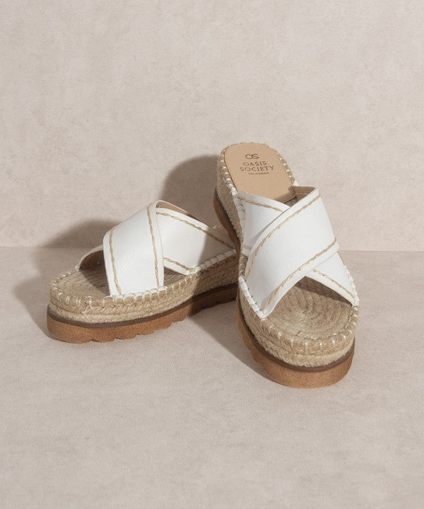 LUCIA-STRAPPY PLATFORM SANDALS