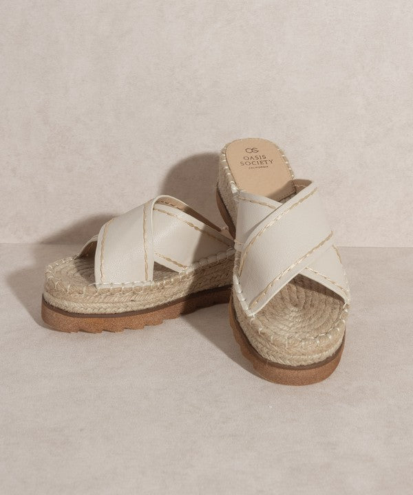 LUCIA-STRAPPY PLATFORM SANDALS