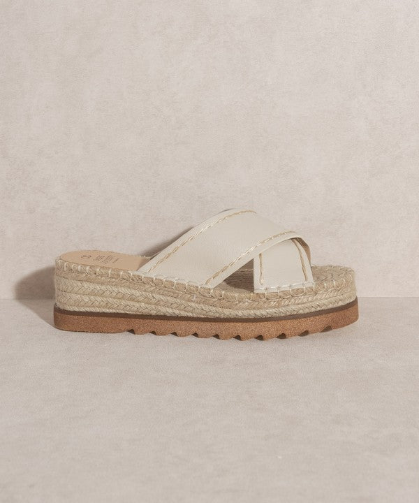 LUCIA-STRAPPY PLATFORM SANDALS