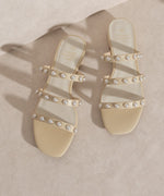 VALERIE-PEARL FLATS SANDALS