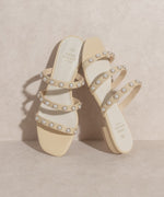 VALERIE-PEARL FLATS SANDALS
