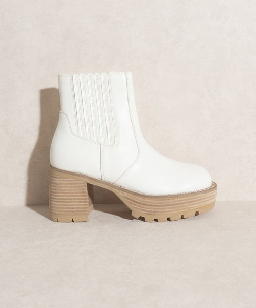AUBREY-PLATFORM PANELED BOOTS