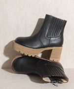 AUBREY-PLATFORM PANELED BOOTS