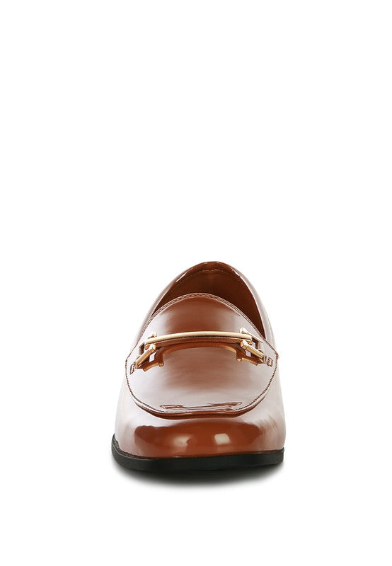 JOLAN FAUX LEATHER SEMI CASUAL LOAFERS