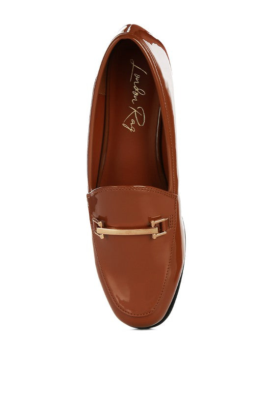 JOLAN FAUX LEATHER SEMI CASUAL LOAFERS