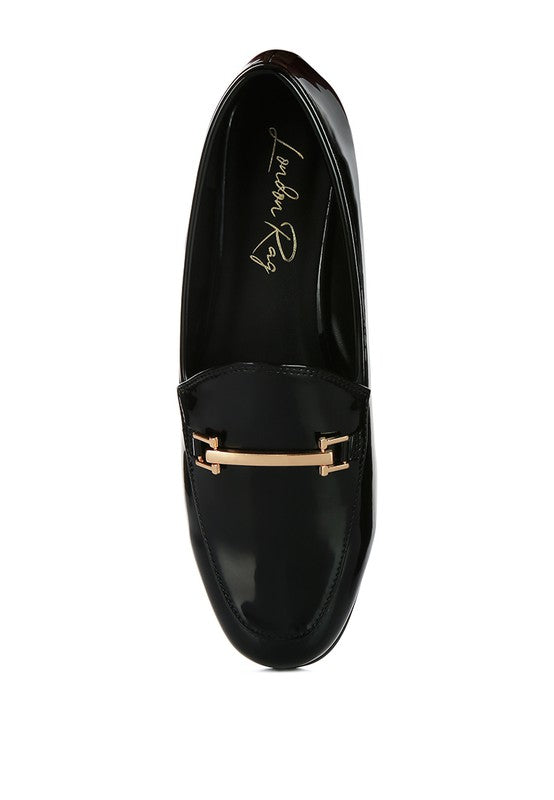 JOLAN FAUX LEATHER SEMI CASUAL LOAFERS