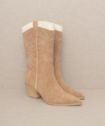 HALLE-PANELED COWBOY BOOTS