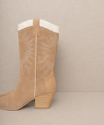 HALLE-PANELED COWBOY BOOTS