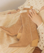 HALLE-PANELED COWBOY BOOTS
