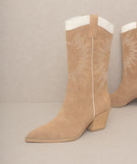 HALLE-PANELED COWBOY BOOTS