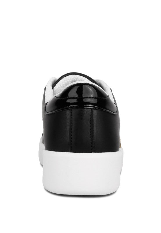 STARRY GLITTER STAR DETAIL SNEAKERS