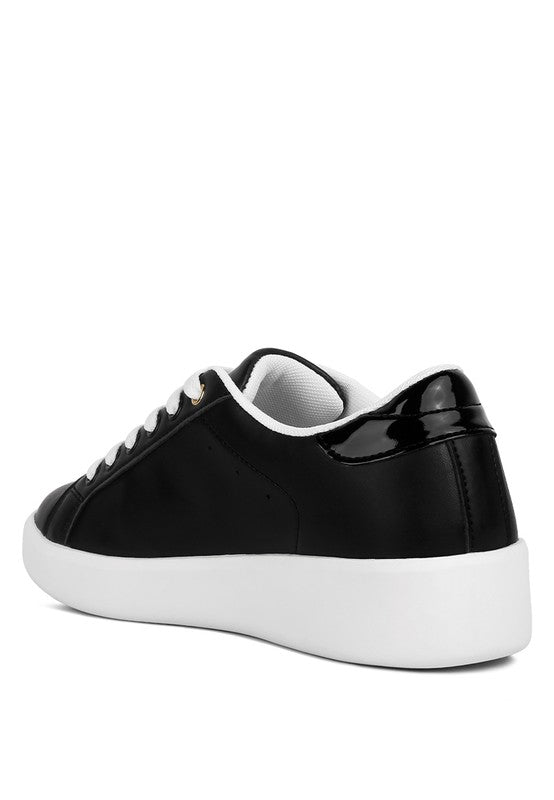 STARRY GLITTER STAR DETAIL SNEAKERS