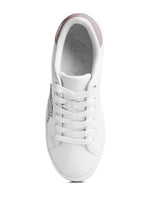 STARRY GLITTER STAR DETAIL SNEAKERS