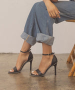 DUBLIN-METAL STUD OPEN TOE HEEL