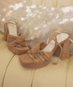 ZOEY-KNOTTED BAND PLATFORM HEELS