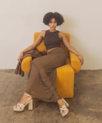 ZOEY-KNOTTED BAND PLATFORM HEELS
