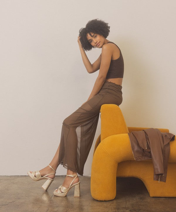 ZOEY-KNOTTED BAND PLATFORM HEELS
