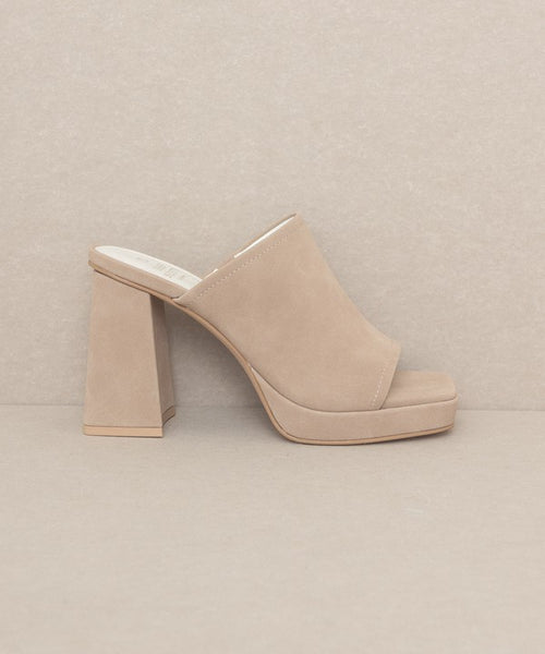 VIVIENNE-SLIP ON PLATFORM HEELS