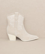 CANNES-PEARL STUDDED WESTERN BOOTS