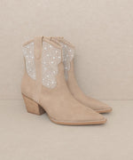 CANNES-PEARL STUDDED WESTERN BOOTS