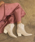 CANNES-PEARL STUDDED WESTERN BOOTS