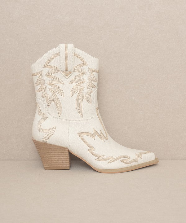 NANTES-EMBROIDERED COWBOY BOOTS