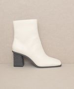 VERA-SQUARE TOE ANKLE BOOTS
