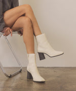 VERA-SQUARE TOE ANKLE BOOTS