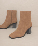 VERA-SQUARE TOE ANKLE BOOTS