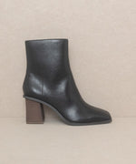 VERA-SQUARE TOE ANKLE BOOTS