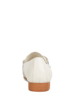 MERVA CHUNKY CHAIN LEATHER LOAFERS