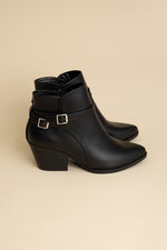 NADINE ANKLE BUCKLE BOOTS