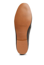 MERVA CHUNKY CHAIN LEATHER LOAFERS