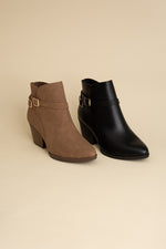 NADINE ANKLE BUCKLE BOOTS