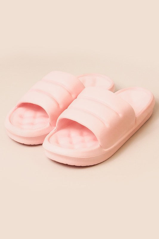NON SLIP PILLOW FORM CLOUD SLIPPERS