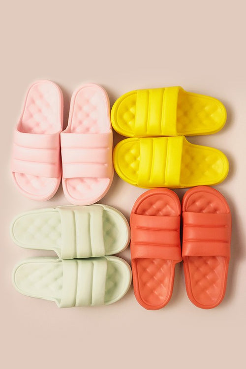 NON SLIP PILLOW FORM CLOUD SLIPPERS