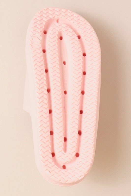 NON SLIP PILLOW FORM CLOUD SLIPPERS