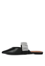 HEMESSEN DIAMANTE STRAP FLAT MULES